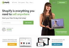 Shopify，一枚簡潔清新的國外電子商務(wù)平臺網(wǎng)站